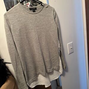 Atmosphere Light Gray Knit Top